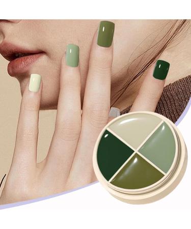 4 Colors Solid Nail Gel Palette | Nail Mud Gel Polish Kit Strong Acrylic Tips Painting Set Solid Nail Gel Glue for Soft Gel Nail Tips for 53 - Buy Online on GoSupps.com