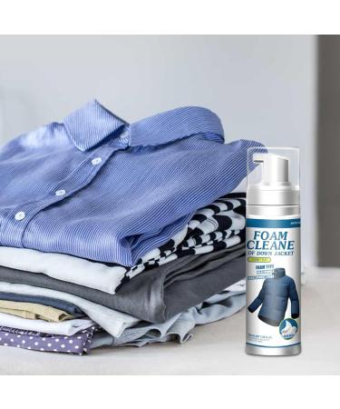 Dry Foam Cleaner | Laundry Detergent for Down Jackets | Downwear Detergent Agent Dry Cleaner Oil Stain Remover for Clothes Removes Oil Stains and Juice Pochy - Buy Online on GoSupps.com