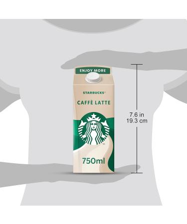 Buy Starbucks Caff Latte Iced Coffee (6 x 750ml) - International Shipping Available - Buy Online on GoSupps.com