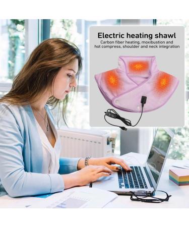 Interloximt Heated Shoulder Pad Fast Heating Neck & Shoulder Wrap with 3 Levels | Safe & Comfortable Heating Pillow for Men & Women - Buy Online on GoSupps.com