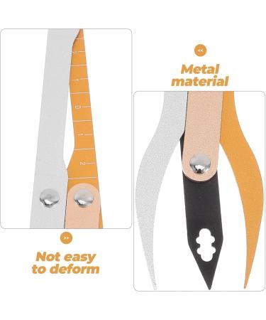 Beavorty Eyebrow Ruler Grooming Makeup Stencil Shaper Three-point Positioning Measure Symmetrical Tool for Tattoos Makeup - Buy Online on GoSupps.com