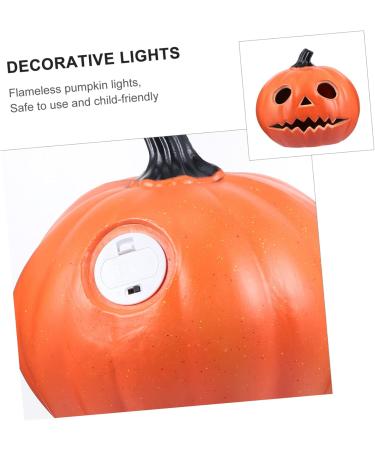 HOMSFOU Pumpkin Lantern Light up Pumpkins Led Pumpkin Lights Electric Pumpkin Lights Orange Pumpkin Lights Light up Pumpkin Decor Pumpkin Led Lights Led Decor Plastic Prop Lights Hollow - Buy Online on GoSupps.com