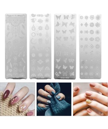 Beaupretty 4 Leaves Nail Stamp Board - Vintage Nail Art Stamps & Templates for Stunning Manicures | International Shipping Available - Buy Online on GoSupps.com