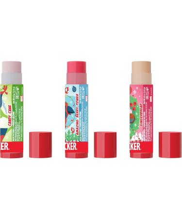 Lip Smacker Lip Balm Tin Trio 3-Piece Kids Lip Balm Gift Set Holiday-Themed Spiderman Edition Moisturizing and Easy-to-Apply Infused with Castor Seed Oil Spiderman - Buy Online on GoSupps.com