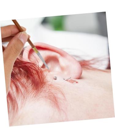 Anneome 1pc Bamboo Handle Straight Mouth Cloud Knife Ear Scraper Perfect for Ear Cleaning and Wax Removal - Buy Online on GoSupps.com