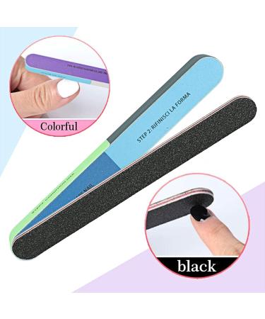 Wovte 11-Piece Nail File Set with Buffer Blocks, Cuticle Nipper, and Pusher - Manicure Tools for Dead Skin Trimming - Buy Online on GoSupps.com