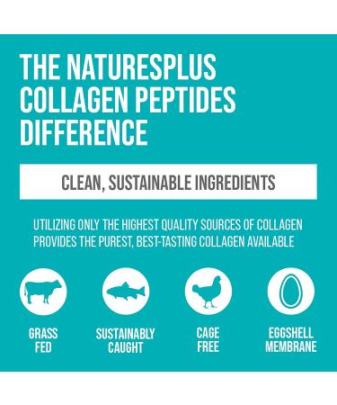 Nature's Plus Collagen Peptides 0.65 lb - Premium Hydrolyzed Protein Supplement for Skin & Joint Health - Buy Online on GoSupps.com