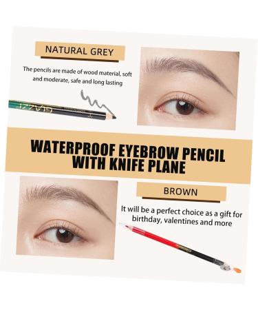 Healeved 12pcs Lip Liner Eyeliner Eyebrow Pencil Lip Liner Pencil Eyeliner Black Gel Eyeliner Wooden - Buy Online on GoSupps.com
