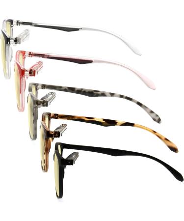 Buy Eyekepper 5-Pack Blue Light Filter Glasses for Women - Fashionable Yellow Tinted +2.00 Blocking Glasses - Shop Internationally - Buy Online on GoSupps.com