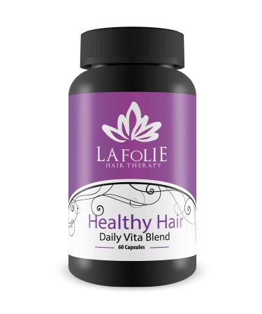 La Folie Hair Therapy - Healthy Hair - Daily Vita Blend- Biotin- 60 Capsules