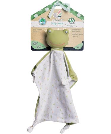 Shop Tikiri Cuddly Blanket Frog Gemba | Comfort Blanket & Teething Aid | Natural Rubber for Babies 0+ Months - 30cm - Buy Online on GoSupps.com