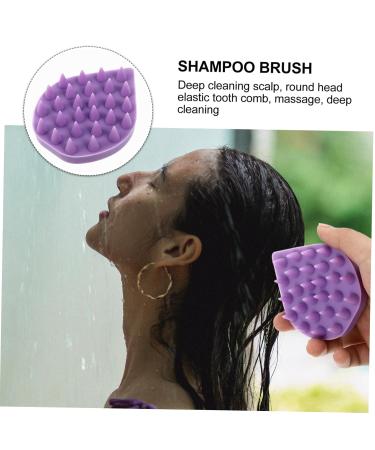 PartyKindom Bath Brush Laundry Collector - Silica Gel Birthday Gift 8.5x7cm Violet Purple - Buy Online on GoSupps.com