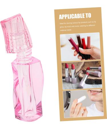 GALPADA Tube Carr De Gloss L vres Vide 2 Pi ces 3 Ml Forme Torsad e Semi-transparent Plastique Rose Pour Maquillage Voyage Et Maquilleuses Pinceau Int gr  - Buy Online on GoSupps.com