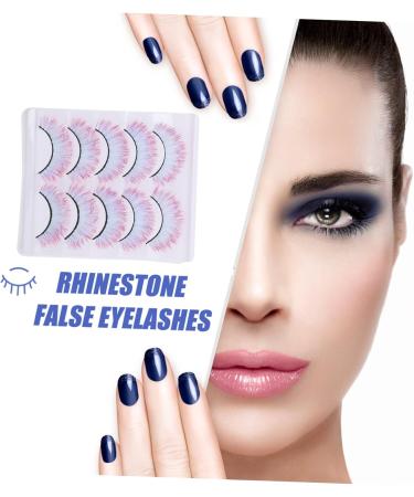 Angoily 25 Pairs Colored False Eyelashes Upper Lower A Madea Halloween Cosplay Lashes Halloween False Eyelashes Halloween Eyelashes Dramatic Multicolor Eyelash Box 3d Imitation - Buy Online on GoSupps.com