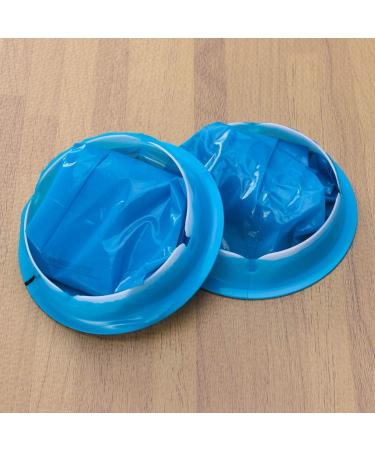 25 Disposable Vomit Bags - 1000ml Barf Bags for Car Sickness - Leak Resistant Motion Sickness Bags - Blue Trash Bags for Pregnant Women - Buy Online on GoSupps.com