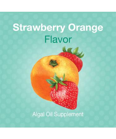 Ascenta NutraVege Omega-3 Plant Based 500 mg - Strawberry Orange Flavor 200 ml - Buy Online on GoSupps.com