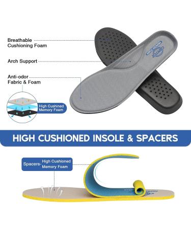 DENACARE Women's Wide Width Lightweight Shoes with Adjustable Closure for Diabetic Edema - SW2 7 Wide Dk-black - Buy Online on GoSupps.com