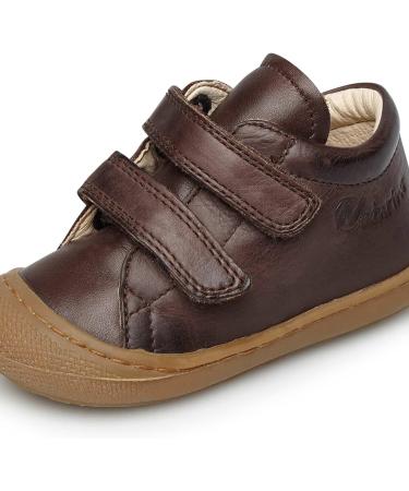 Naturino Cocoon VL Leather First Steps Shoes 6 UK Brown - Premium Quality Toddler Shoes - Buy Online on GoSupps.com