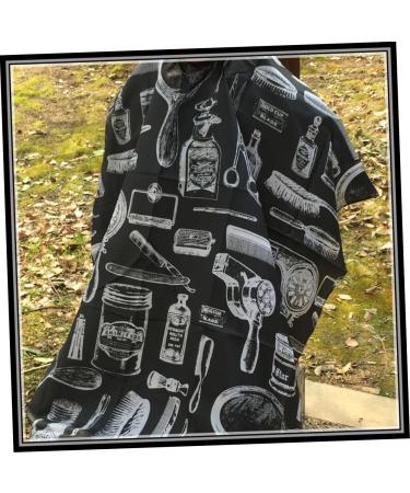 EXCEART 2pcs Professional Shampoo Barber Styling Cape Hairdressing Cloth Cape Apron Metal Button Major - Buy Online on GoSupps.com