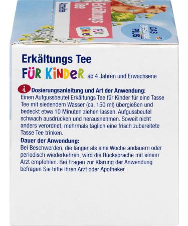 Herbal Common Cold Tea for Children 3 packs x 18 g Mivolis/Germany - Buy Online on GoSupps.com