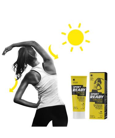 SPORT READY Sunscreen SPF 30 - UVA/UVB Sweat Resistant & Non-Staining (75ml) | International Shipping Available - Buy Online on GoSupps.com