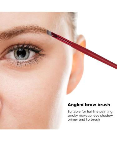 Angled Eyebrow Brush Set - 3 Professional Makeup Tools for Precise Brow Application - Shop Internationally - Buy Online on GoSupps.com