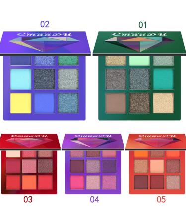 Battnot 9-Color Eyeshadow Palette - Matte & Shimmer Cosmetic Cream Makeup for Flawless Looks - Buy Online on GoSupps.com