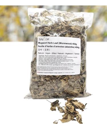 Herbal Cure - Mugwort Herbs Artemisia Mugwort Leaves Tea Ai Ye - Foot Bath - Sifted - Clean Fresh Natural Vegan - 454g (1 ) - Buy Online on GoSupps.com