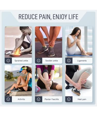 Ultra Thin Ankle Wraps - Adjustable Ankle Brace for Men & Women | Support for Sprains Tendinitis & Sports | Pack of 1 in Misty Rose - Buy Online on GoSupps.com