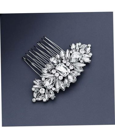 FRCOLOR Set of 2 Rhinestone Horse Eye Hair Comb Hair Accessories Decorating Crystal Clip Rhinestone Hair Clip Alloy Beads Diamond Hair Comb Headpiece Elegant Comb Retro - Buy Online on GoSupps.com
