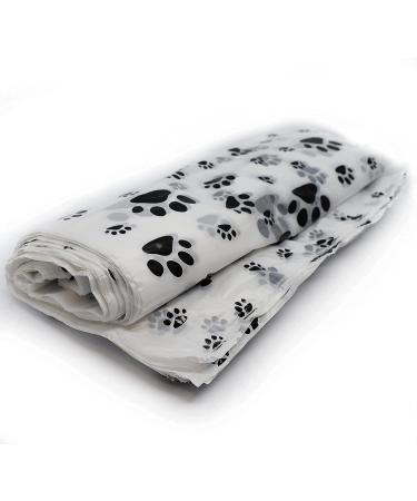 Paw Print Thank You Bags - 100 Pack - Cat or Dog Design T-Shirt Bags - Buy Online on GoSupps.com