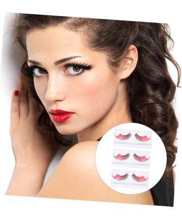 ABOOFAN 24 Pairs Halloween False Eyelashes Halloween Strip Lashes Faux Eyelashes Eye Lashes Extension for Halloween Dramatic Eyelashes Fake Eyelashes Imported Fiber 3d Prom Makeup - Buy Online on GoSupps.com