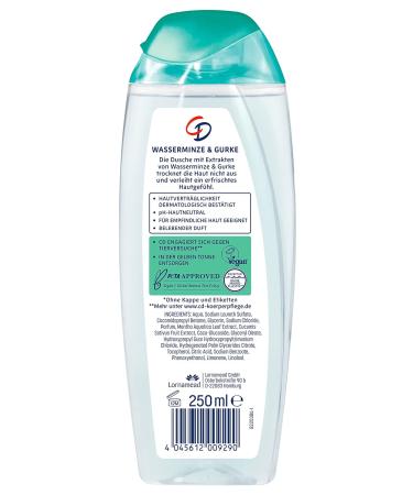 Buy CD Shower Gel 'Morning Freshness' 250 ml - Vegan Plant Extracts Sensitive Skin Invigorating Fragrance Eco-friendly Shower Care - Buy Online on GoSupps.com