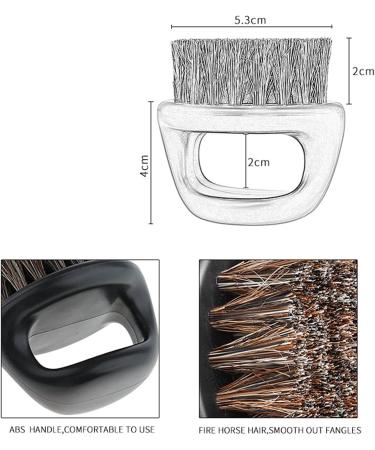 Ansafe Handmade Shaving Brush Set - Portable Head Styling Accessories 2pcs Foam Soap & Bart Brush | Premium Grooming Tool - Buy Online on GoSupps.com