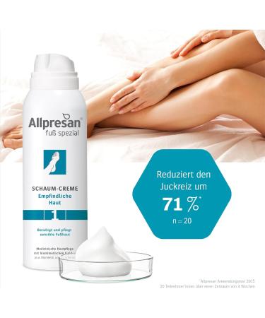  Allpresan Allpresan #1 Foaming Cream for Sensitive Feet Daily Cream for Sensitive Feet 125 ml (Pack of 3) - Buy Online on GoSupps.com