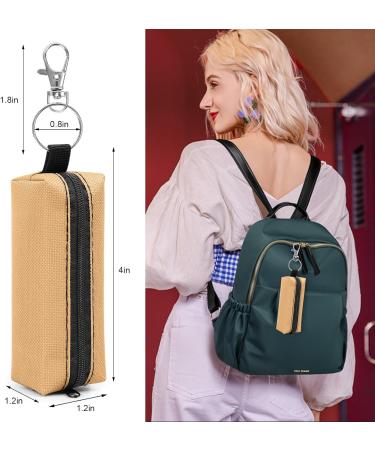 4PCS Lip Balm Holder Set - Keychain Zipper Lip Gloss & Chapstick Holder - Perfect Gift for Women - Buy Online on GoSupps.com