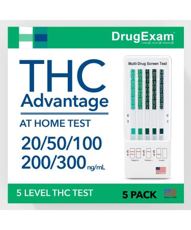  5 Pack - DrugExam THC Advantage Made in USA Multi