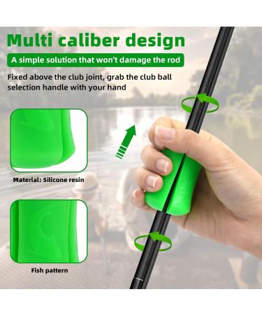 Premium Fishing Rod Protection Fastening 8-Piece Fishing Accessories Set Reusable Holder for Rods Caliber 3/4/6/8 mm - Buy Online on GoSupps.com