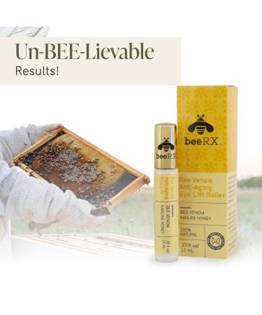 Bee Rx Anti-Aging Eye Lift Roller with Kanuka Honey - Instant Firming Eye Cream for Wrinkles and Fine Lines - Buy Online on GoSupps.com