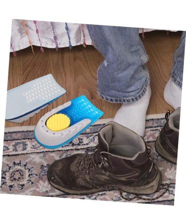 FRCOLOR Height Increasing Insoles - Women's Elevator Heel Sneakers | Invisible Blue Velvet Boost | 12.7x6.3x3.5CM - Buy Online on GoSupps.com