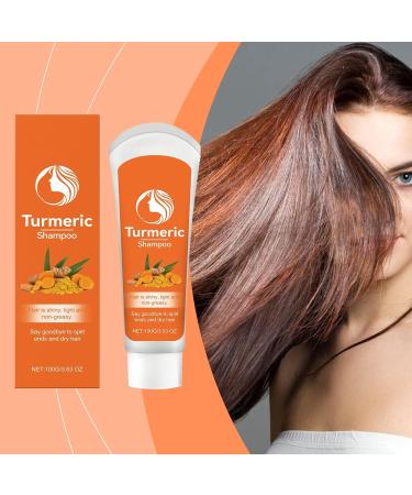  XINRAN Turmeric Shampoo for Healthy Hair Growth - Turmeric Shampoo - Strengthens Hair Roots - Reduces Breakage of Dry and Damaged Hair - Travel Size - Turmeric Soap - Buy Online on GoSupps.com