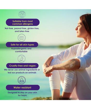 Relief Day Patch - Arnica White Willow Bark Saffron & Peppermint for Soreness and discomfort for Women and Men - Buy Online on GoSupps.com