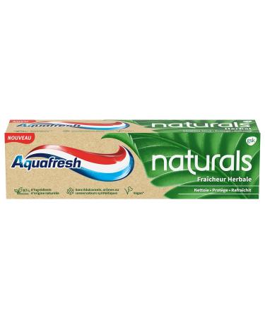 Aquafresh Naturals Herbal Fresh Toothpaste, Actively Cleans, Refreshes and Protects Teeth, 75 ml