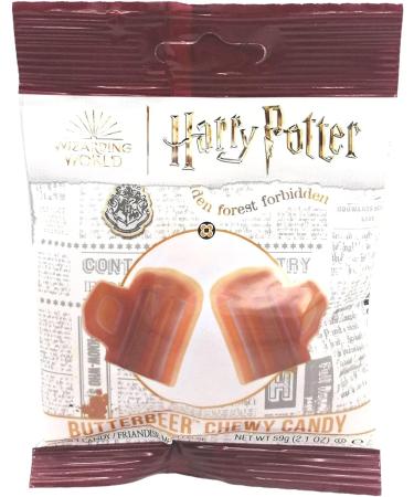 Jelly Belly | Harry Potter Butter Beer Chewy Candy Bag 56g - Buy Online on GoSupps.com