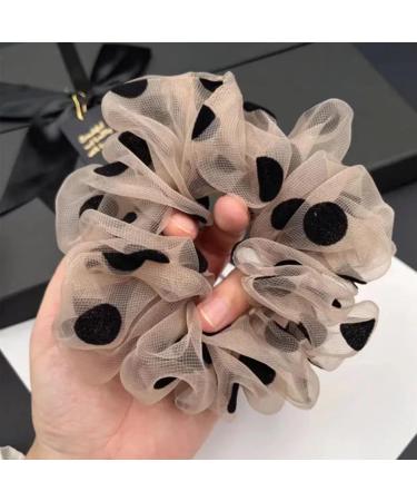 Ryaupy 2 Pieces Silk Hair Scrunchies Elastic Hair Scrunchies Satin Scrunchies Elastic Hair Bands Hair Ties Elastic Ropes for Girls of All Ages - Buy Online on GoSupps.com