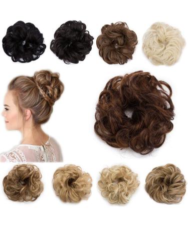 SEGO Hair Extensions Hair Tie Updo Bun Wavy like real hair