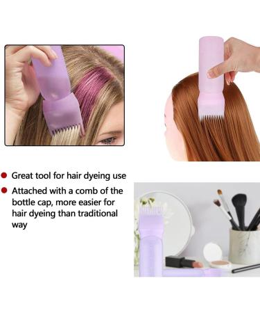 GYTFOG Hair Oil Applicator Bottle Set - 3 PCS Color Oil Comb Tool for Scalp Treatment - 120 Ml Essential Bottle with Comb and Graduated Scale - Buy Online on GoSupps.com