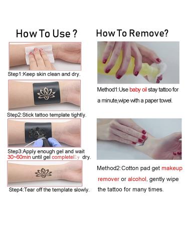 BiBiSi Semi-Permanent Body Art Paint Markers Kit for DIY Fake Tattoos - Black & Red Markers for Women, Men, and Kids - Buy Online on GoSupps.com