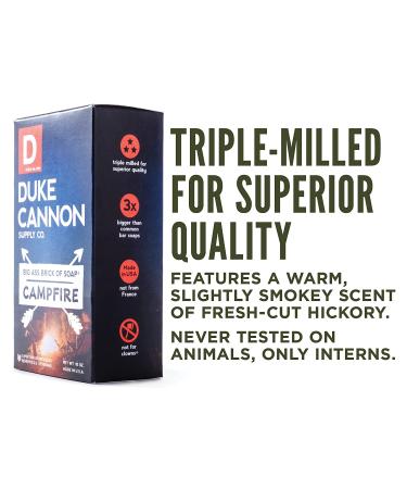Duke Cannon Great American Frontier Men's Big Brick of Soap - Campfire 10oz - Buy Online on GoSupps.com