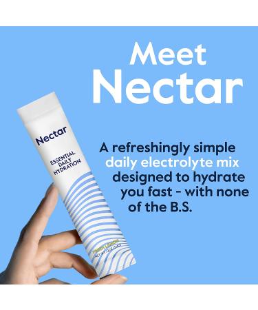 Organic Nectar Hydration Powder Packets - No Sugar or Calories - Variety 18 Packets for Dehydration Relief - Rapid Rehydration and Electrolyte Balance | Pack of 1 - Buy Online on GoSupps.com